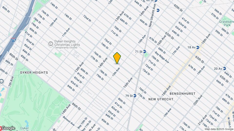 1472 Bay Ridge Pky Map and Location Details