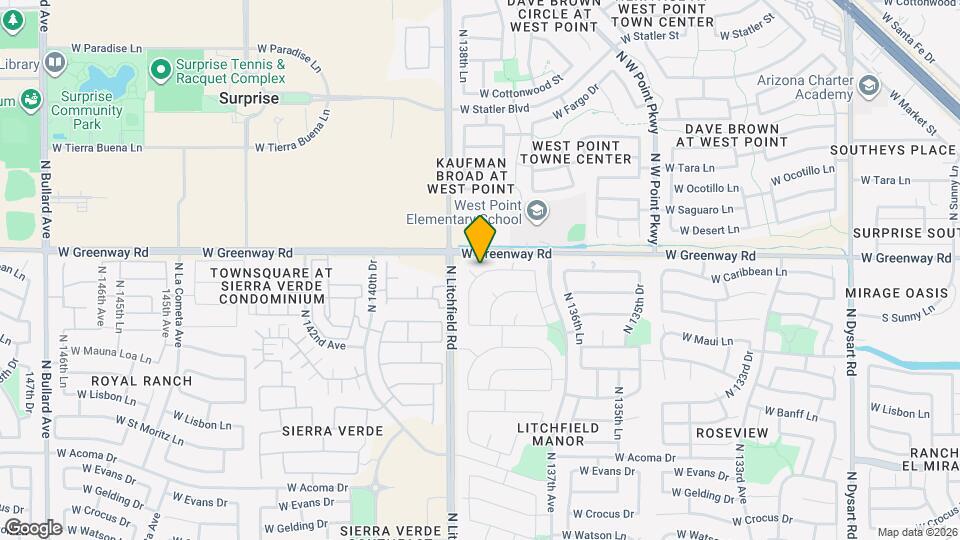15301 N 138th Ln Mapa y Detalles de la Ubicación