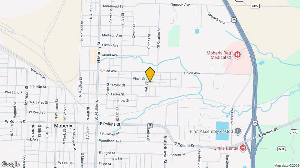 705 Taylor St Map and Location Details