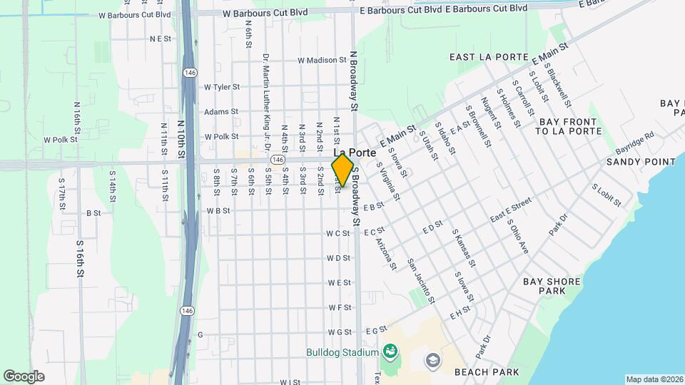 207 S 1st St Map and Location Details