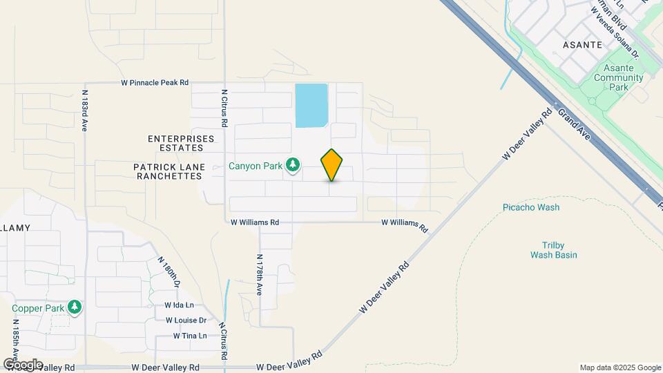 17593 W Daley Ln Map and Location Details