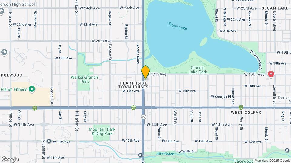 1650 Sheridan Blvd Map and Location Details