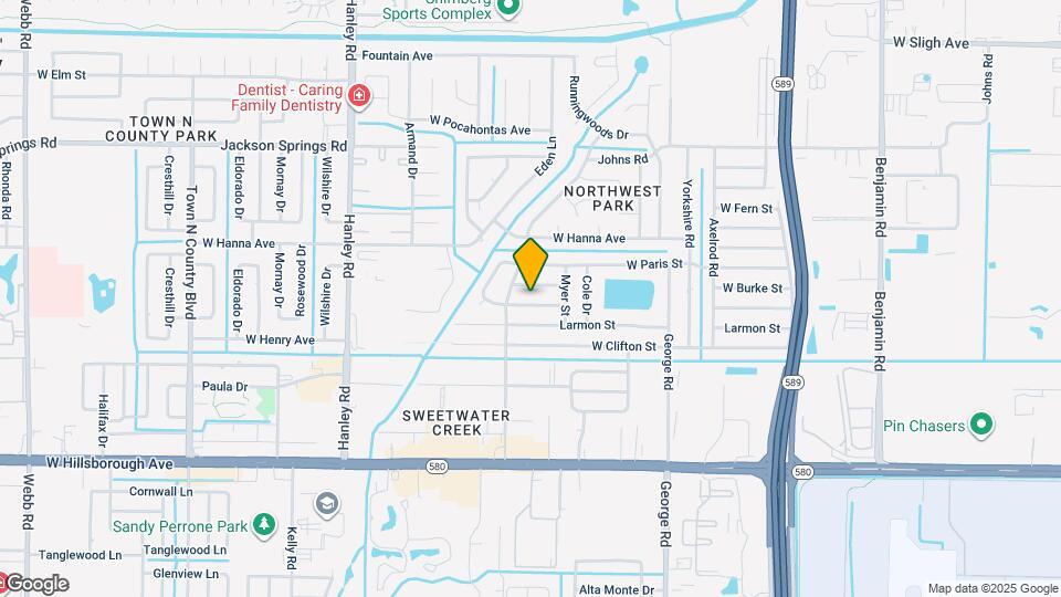 6813 Tuttle St Map and Location Details