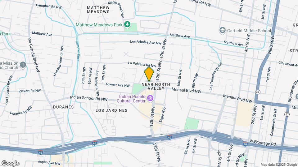 1225 Menaul Blvd NW Map and Location Details