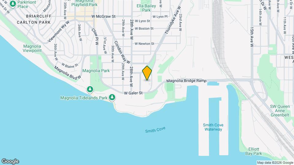1533 Magnolia Way W Map and Location Details