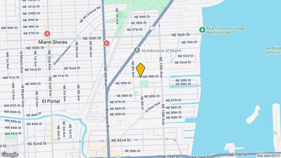850 NE 90th St Mapa y Detalles de la Ubicación