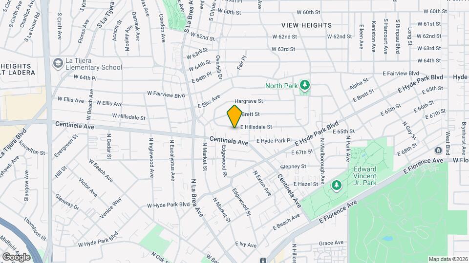 366 1/2 E Hillsdale St, Unit 366 and a half Mapa y Detalles de la Ubicación