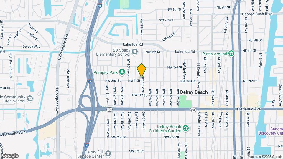802 NW 2nd St Map and Location Details
