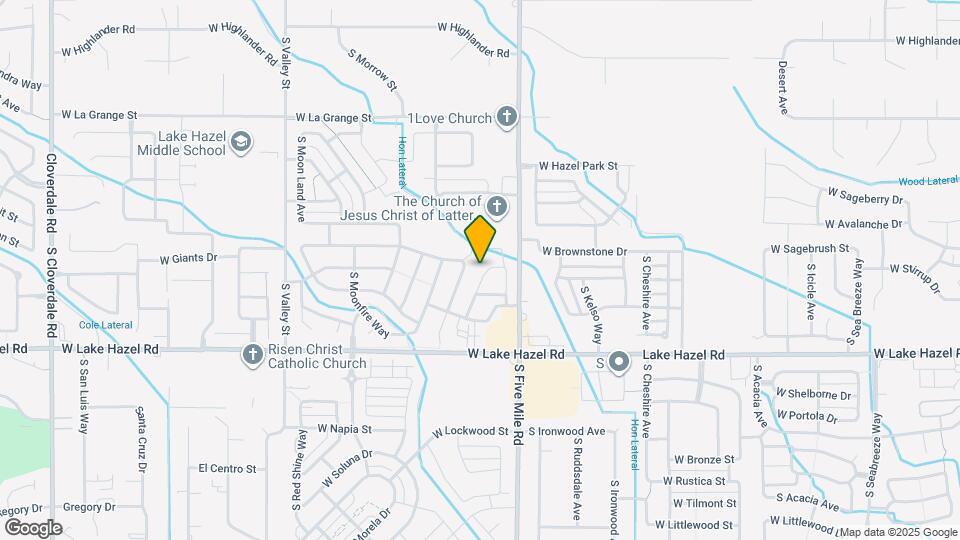 5929 S Boddington Ln Mapa y Detalles de la Ubicación