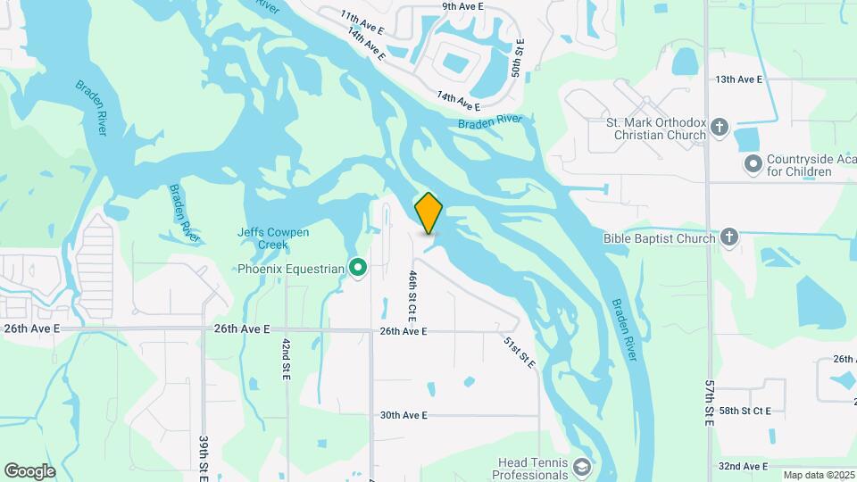 2019 46th Street Ct E Map and Location Details