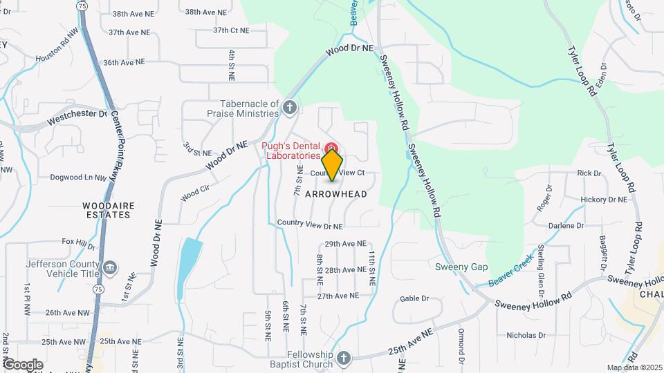 2832 Creek Ln NE Map and Location Details