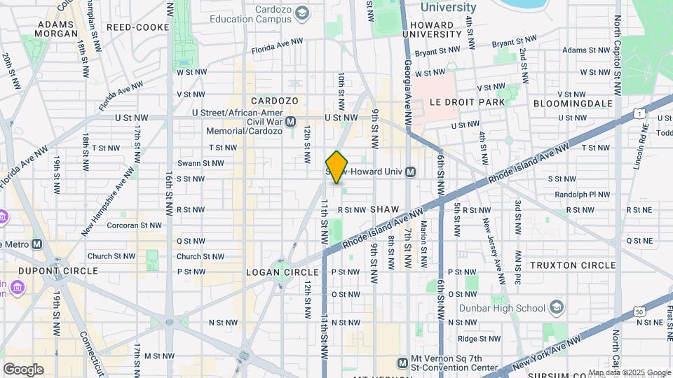 1730 10th St NW Map and Location Details
