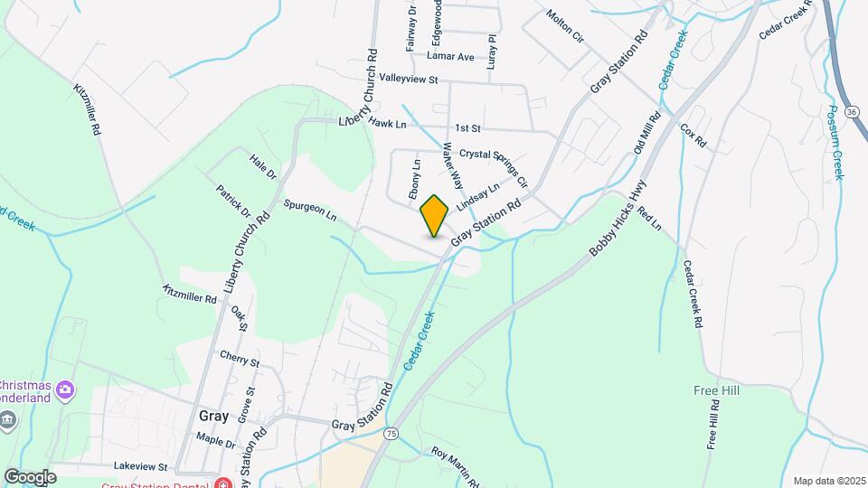 425 Gray Station Rd Map and Location Details