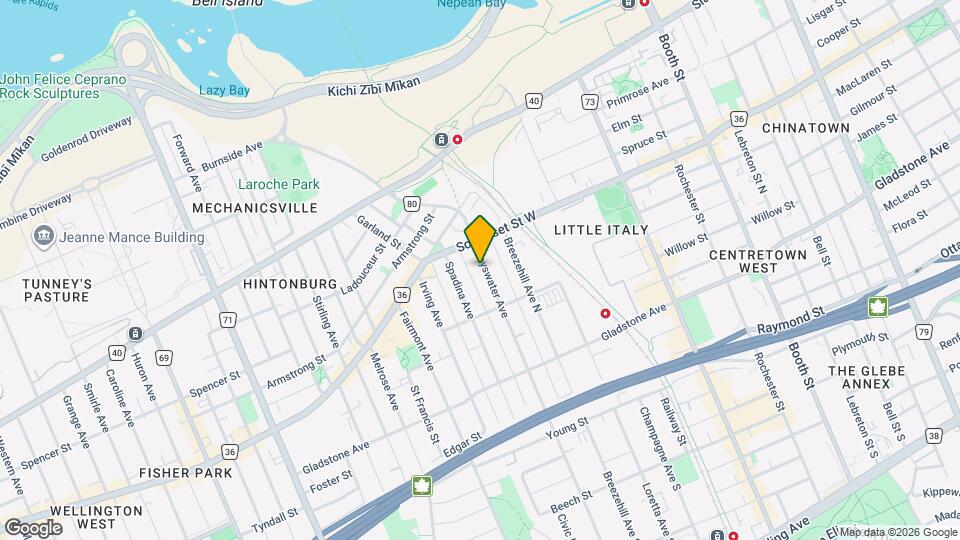 56 Bayswater Ave Map and Location Details