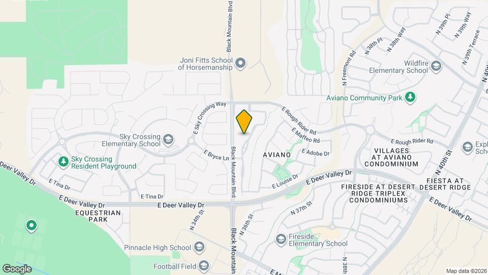 22220 N 36th St Map and Location Details