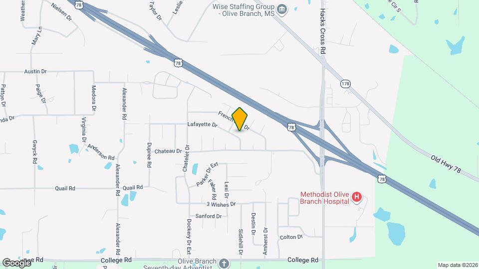 10632 Lafayette Dr Map and Location Details