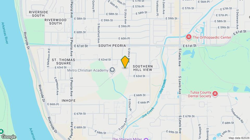 6229 S Troost Ave Map and Location Details