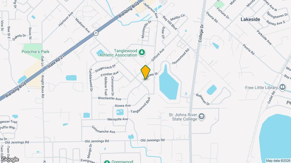 1487 Pawnee St, Unit 124 Map and Location Details