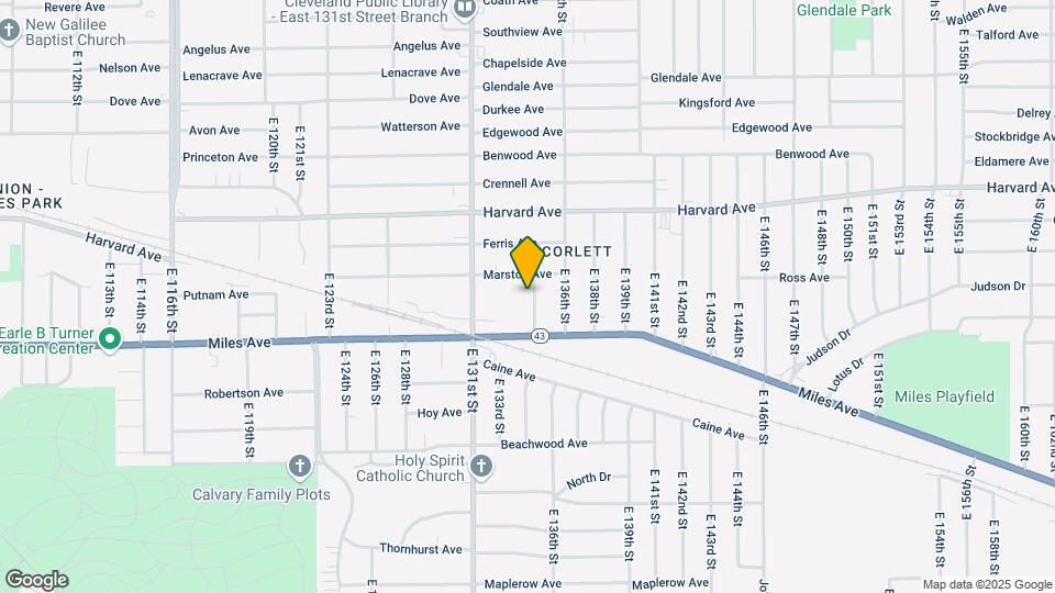 4136 E 135th St Map and Location Details