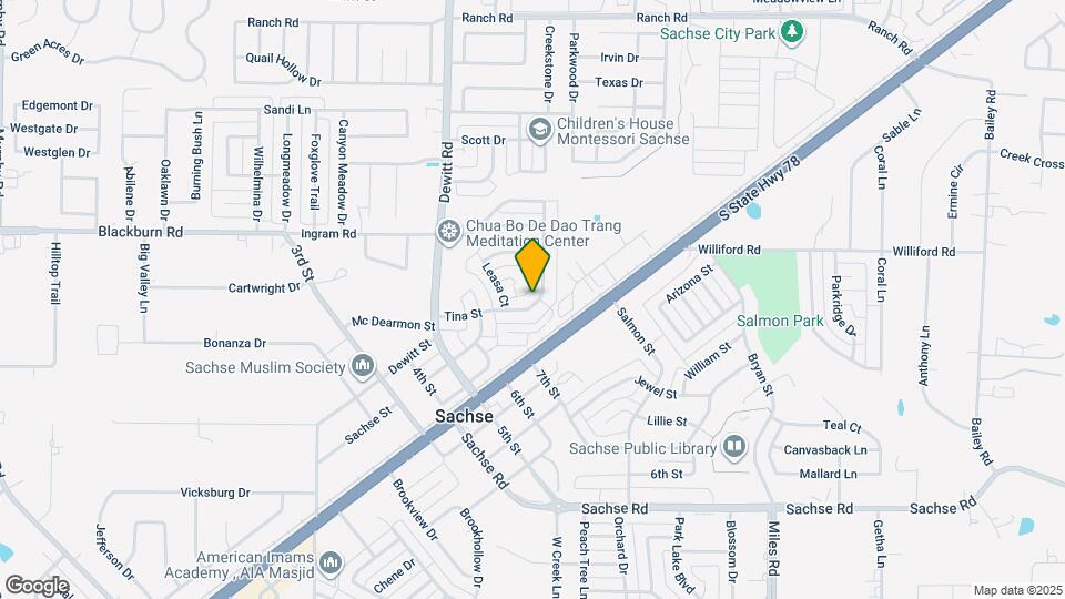 3125 Tina St Map and Location Details