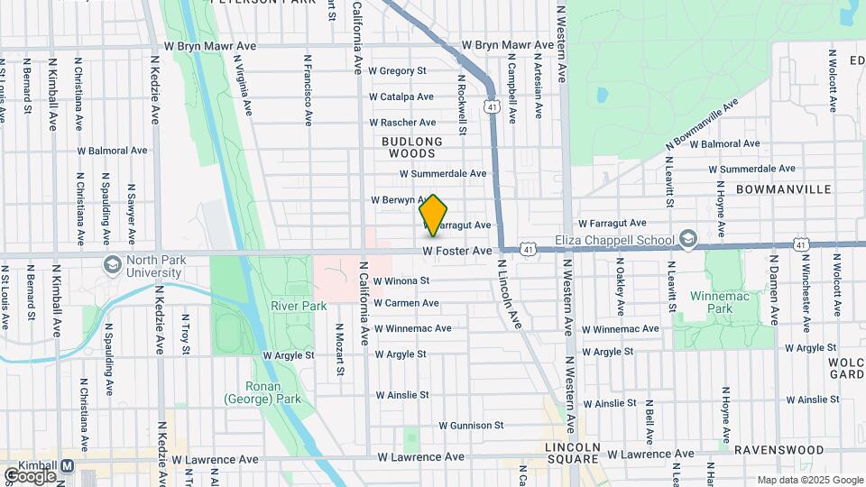 2636 W Foster Ave Map and Location Details