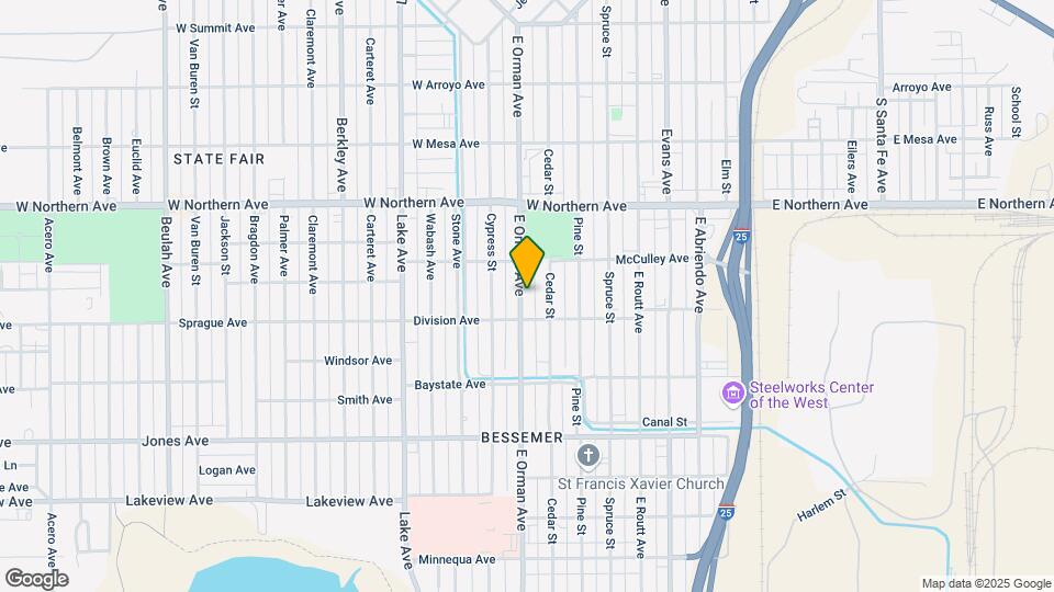 1428 E Orman Ave Mapa y Detalles de la Ubicación
