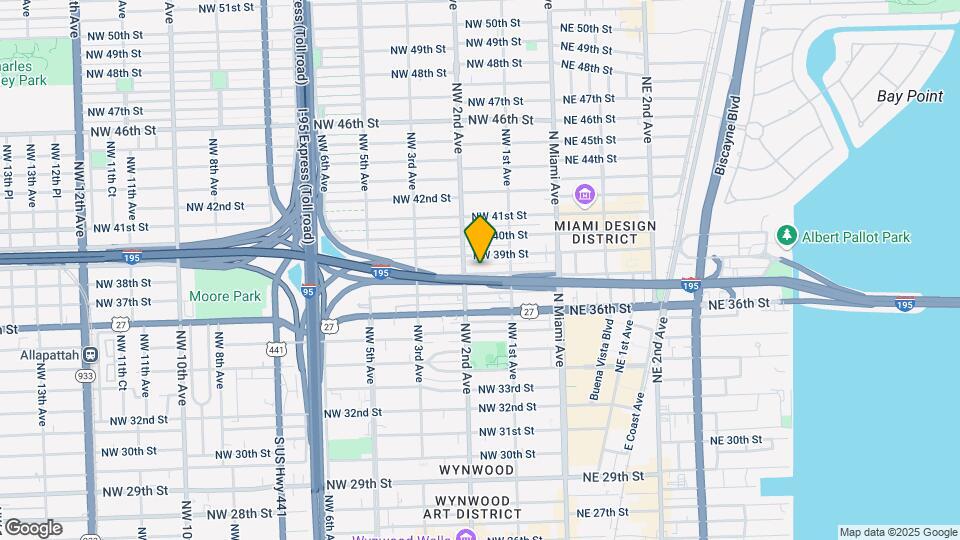 167 NW 38th St Map and Location Details