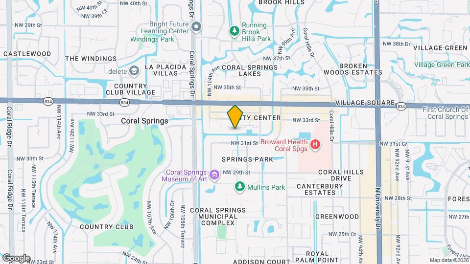 3215 NW 102nd Terrace Map and Location Details