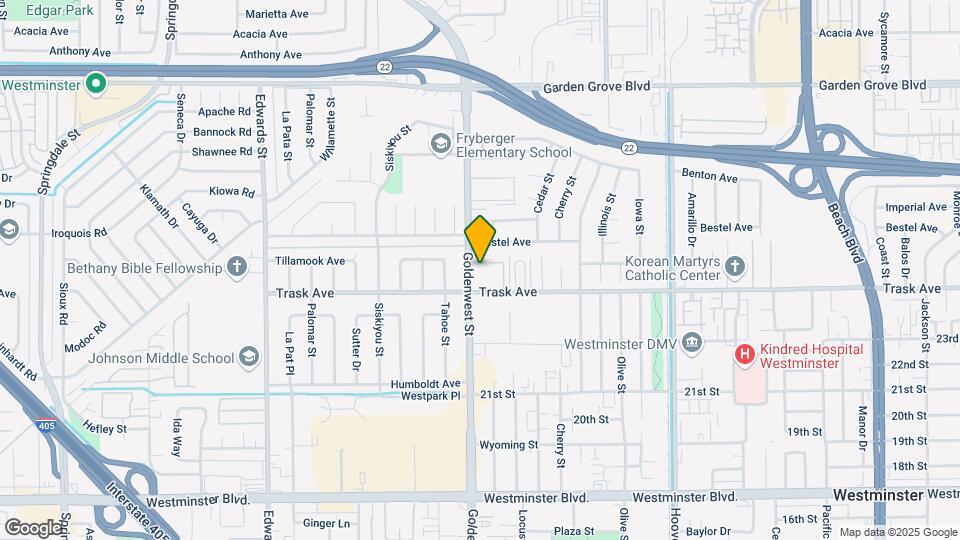 13442-13448 Goldenwest St Map and Location Details