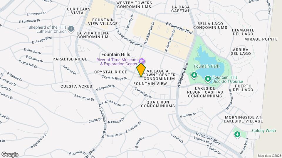 16631 E El Lago Blvd, Unit 208 Map and Location Details