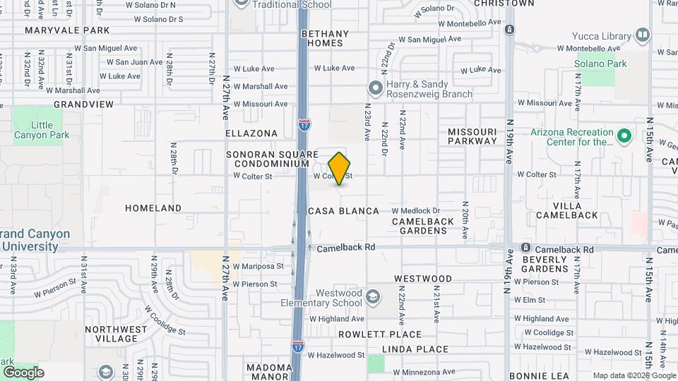 2336 W Orange Dr Mapa y Detalles de la Ubicación
