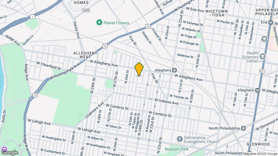 3127 N 25th St Map and Location Details