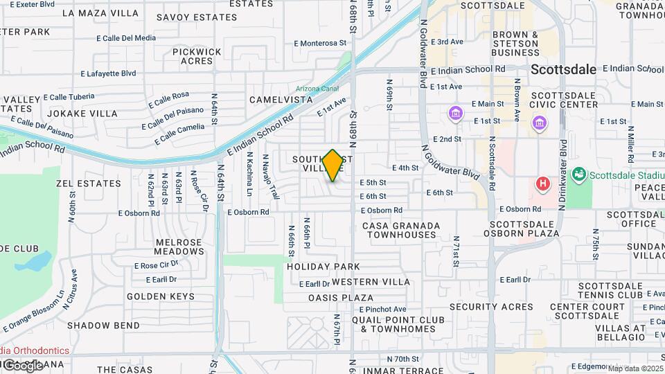 3507 N Apache Way Map and Location Details