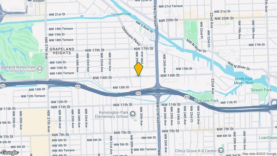 1390 NW 29th Ave Map and Location Details