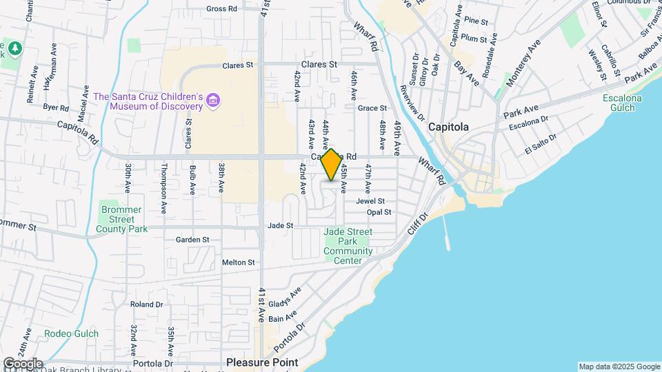 4460 Diamond St, Unit #4 Map and Location Details