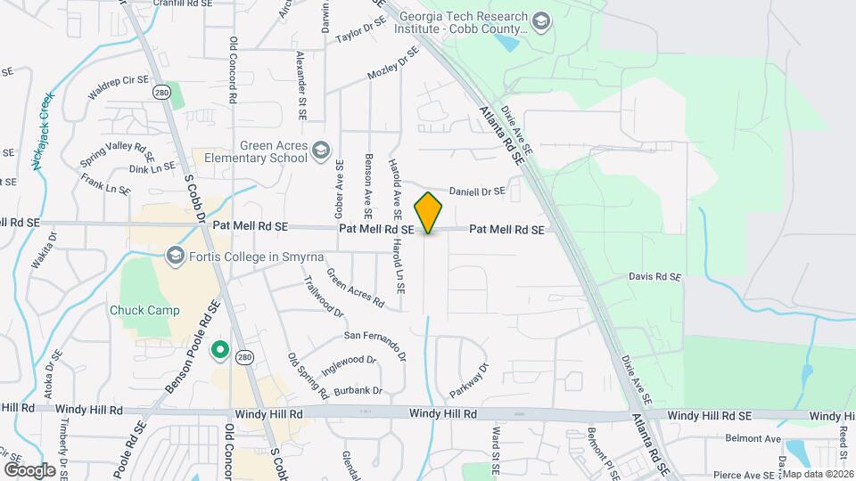 2103-2105 Valley Oaks Dr SE Map and Location Details