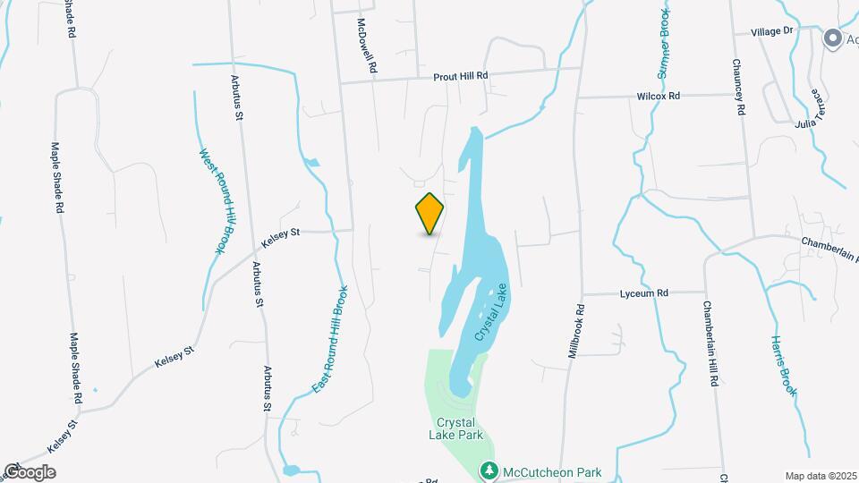215 Crystal Lake Rd Map and Location Details