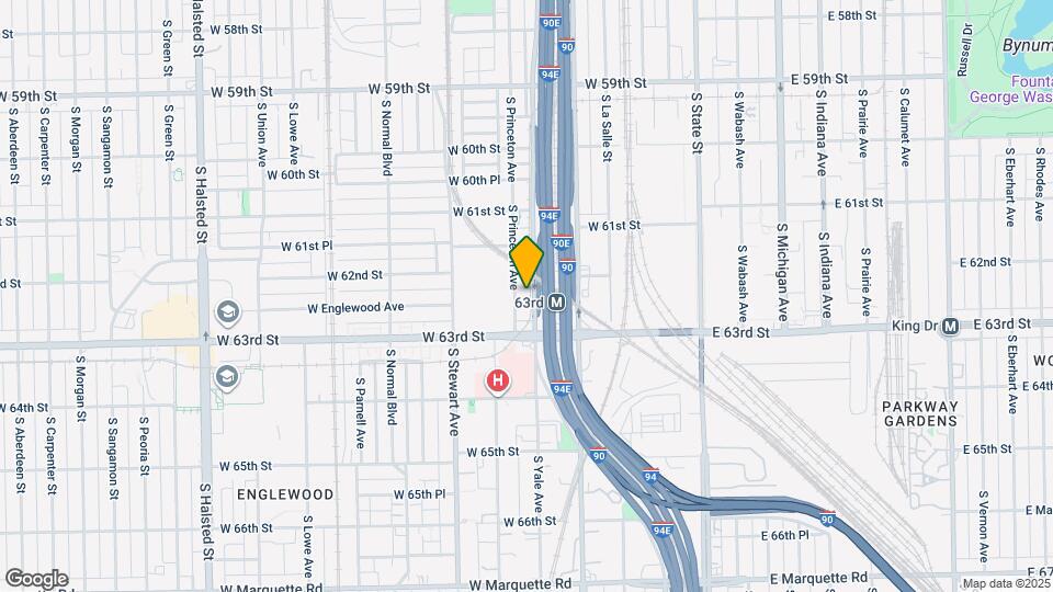 6215 S Princeton Ave, Unit 1 Map and Location Details