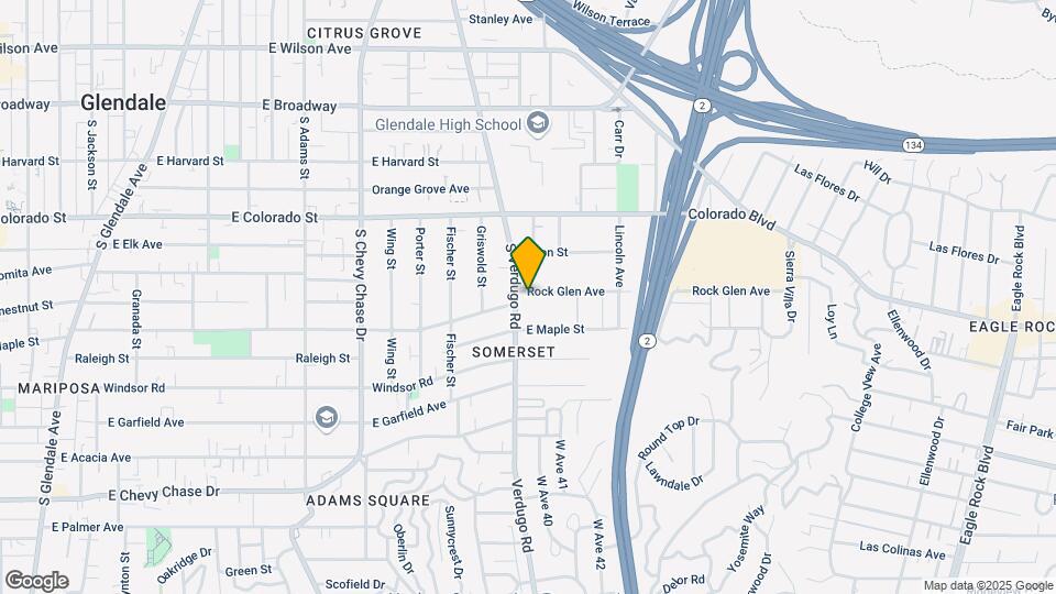 1408-1410 Rock Glen Ave Map and Location Details