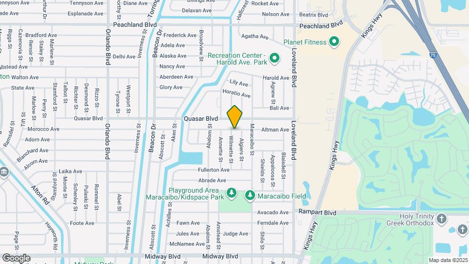 1304 Wilmette St Map and Location Details