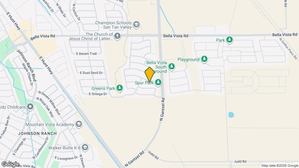 1931 E Dust Devil Dr Map and Location Details