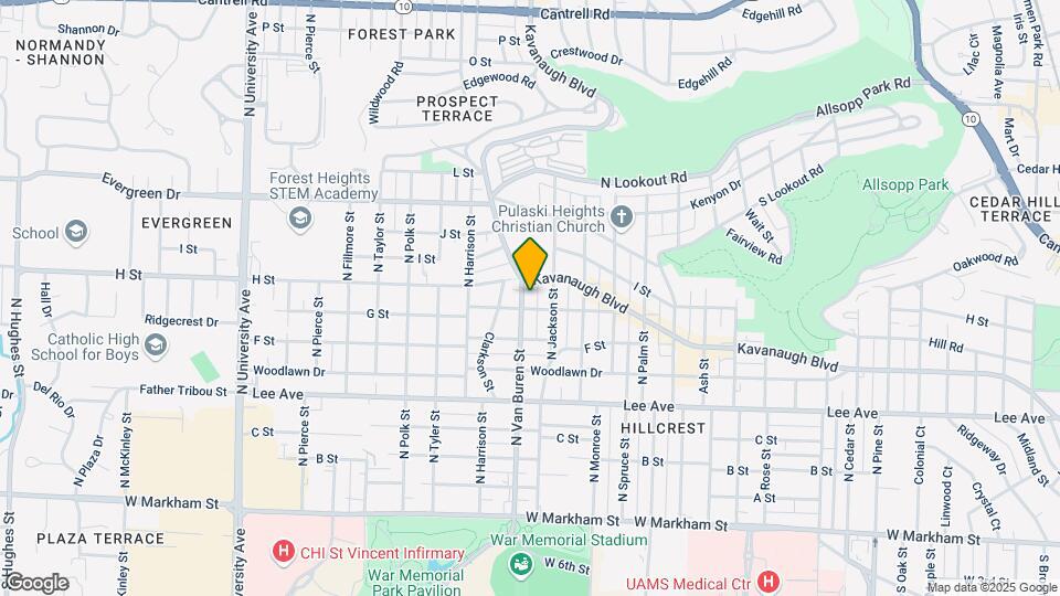 803 N Van Buren St-Unit -4 Map and Location Details