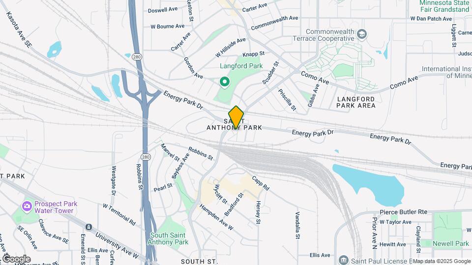 1080 Raymond Ave Map and Location Details