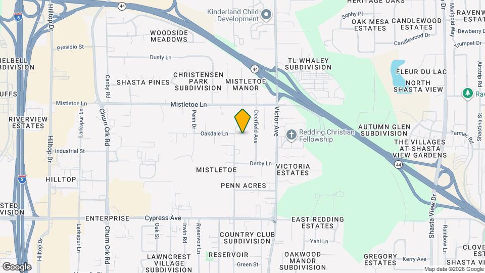 1605 Oakdale Ln Map and Location Details