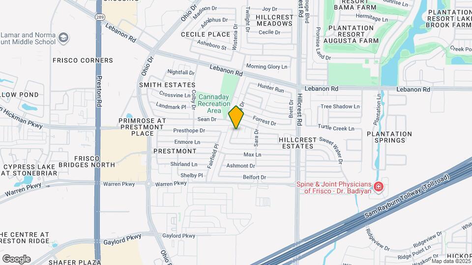 4106 Munira Dr Mapa y Detalles de la Ubicación