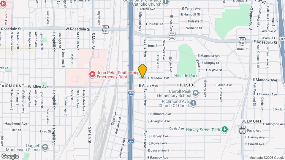 836 E Maddox Ave Map and Location Details