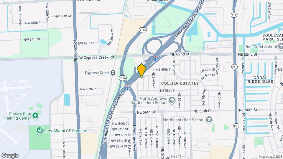 5921 NE 1st Ave. Map and Location Details