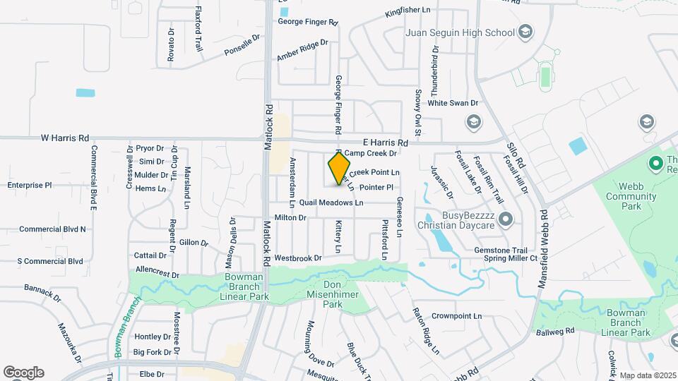 210 Creek Point Ln Map and Location Details