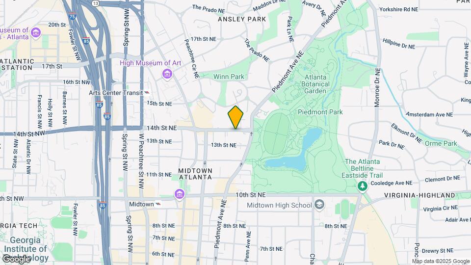 209 14th St NE Map and Location Details