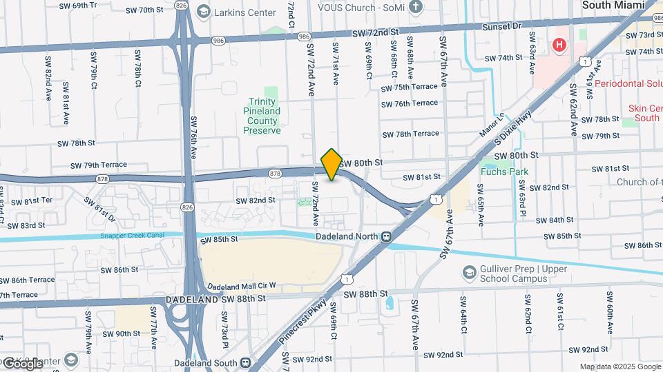 8101 SW 72nd Ave, Unit 310 W Map and Location Details